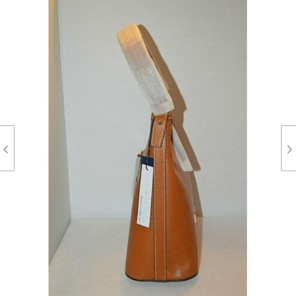 Dooney & Bourke Saffiano Italian Leather Brown Bag - Picture 5 of 12